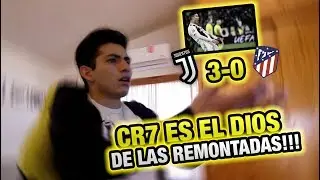 REACCIONANDO a la Remontada de CR7 (Hat-trick) - Juventus vs Atletico de Madrid 3-0