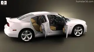 Dodge Charger (LX) 2011 with HQ interior 3D model by 3DModels.org