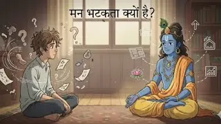 Man Bhatakta Kyun Hai? Krishna Ka Gyaan Tumhara Career Sudhaar Sakta Hai | Dhyanic