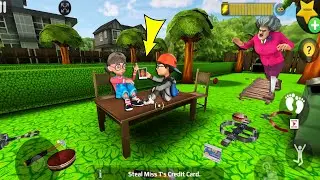Scary Teacher 3D - with nick and tani troll Miss T fell face down  part 5314 #scaryteacher3d
