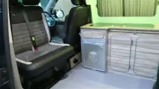 VW T5 T6 double sliding swivel base