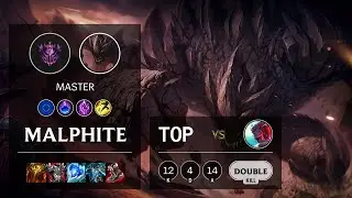 Malphite Top vs Yone - EUW Master Patch 11.10