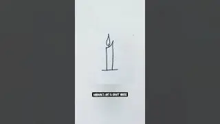 🔴 How to Draw a Candle Using Number 1 🕯 | Easy Drawing | Figure Drawing #shorts #ytshorts #drawing
