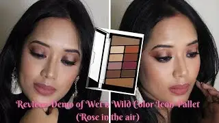 Review+Demo of wet n wild Rose in the Air Pallet I Halo Eyemakeup Step by step I Sweta'sBeautyvanity
