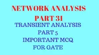 network analysis part-31 important mcq on transient network-2