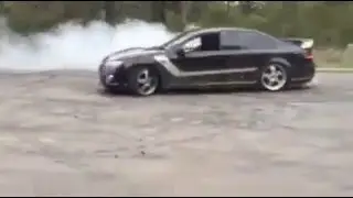Ford FG GT street burnout