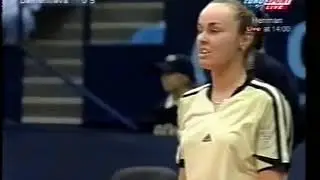 Martina Hingis vs. Elena Dementieva 2000 Moscow QF highlights