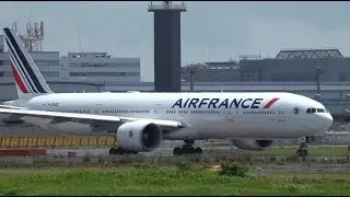 Air France Boeing 777-300ER F-GSQD Takeoff from NRT 16R