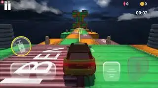 Ramp Car Racing Stunts   Car Games 2021  Dark Night  Impossible City Car Driver Android GamePlay #2