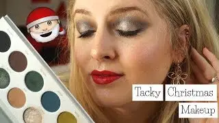 Tacky Christmas Makeup using the Jaclyn Hill x Morphe 