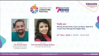 Money Smart Kids Workshop | Learn Smart Money Skills with CA Premlata Daga & CA Aman Jain | OCLF