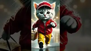 sadness of the package delivery cat #kitten #cute #cats #cat #animation