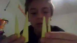 paper dart gun if this vid gets 20 views i will make a tute how to make the dart gun and the darts