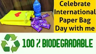12 July 2020 Celebrate International Paper Bag Day with me/ 100% biodegradable/Recycle Reuse Reduce