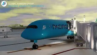 Roblox Pacifique Airways Review | A350-900 | Business Class