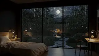 4K | Calm Rainfall Through the Window &ndash; Relax & Sleep All Night