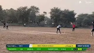 Dhanger B vs Yuva Club Leghan live cricket match | 1st Leather Cricket Tournament Leghan Hetwan  li