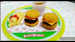 Daiso Popin'Cookin'- hamburger