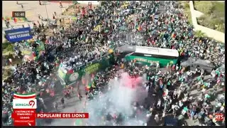 Du Jamais Vu: Tout Dakar en ébullition avec le passage des Lions avec la Coupe
