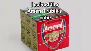 How I solved the Arsenal rubik's cube 