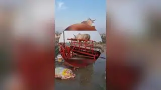 नंदी रथ |Kishan ka jugaad |Indian jugaad |nandi rath#indianjugad #jugaad #farming #gardening #shorts