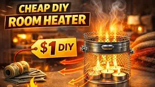 Cheap DIY Room Heater | How to Make A Mini Room Heater | Homemade Room Heater 