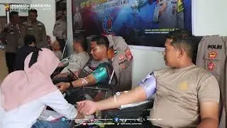 Donor Darah Polairud Polresta Samarinda