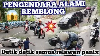 Honda beat terjun di tikungan jurang ampel akibat rem blong histeris