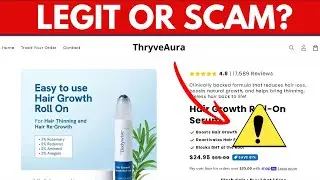 Thryve Aura Review &ndash; Legit Hair Growth Serum or Scam?