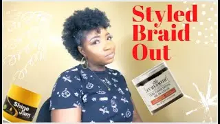 STYLED BRAID OUT ON SHORT NATURAL HAIR | CURLSMITH | Natural Hair Care | Kurlie Keke