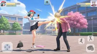 High School Fighting Game || School Girl & Boy Fight 