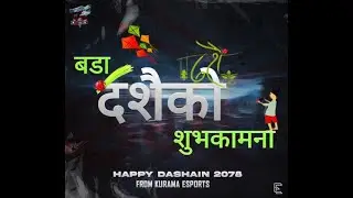 ZUPITER GAMING AND KURAMA SERVER WISHES HAPPY DASHAIN TO ALL OF U ❤️