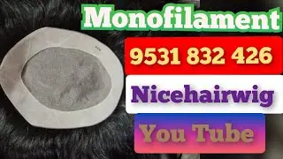 monofilament hair patch 95 3183 2426 #viral hair wig