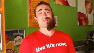 Brad Robbins Half Beard Man on the Streets - World's Greatest Shave