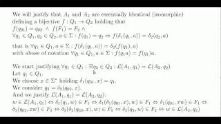 Minimization of DFAs (3)