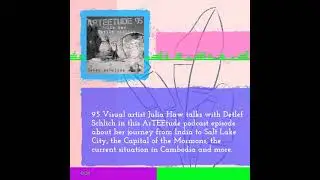 95 Visual artist and I LOVE WEST CORK ARTISTS Member Julia Haw talks with Detlef Schlich in this ArT