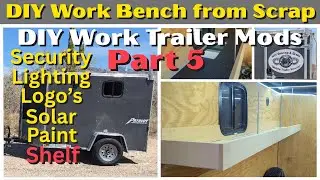DIY $0 Work Bench From Used Stuff - DIY Work Trailer Mods Part 5