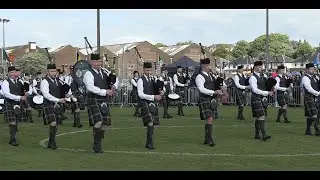 Police Scotland & Federation Pipe Band's new medley at the Gourock Highland Games 2023