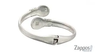 Robert Lee Morris Abalone and Silver Disc Bypass Bracelet SKU: 9135784
