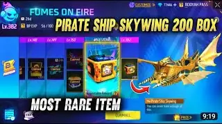 Finally i got pirate ship skywing | How to get pirate ship skywing from booyah pass.garena free fire