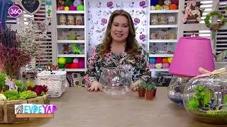 Dekoratif abajur teraryum yapımı - Evde Yap - 03 02 2020