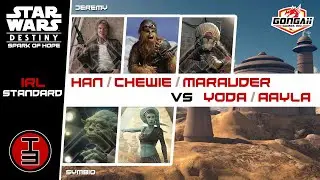 Han/Chewie/Marauder vs Yoda/Aayla - IRL Star Wars Destiny Game