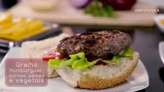 Grill Press 180 graus 2 Coletores Gordura Brit&acirc;nia