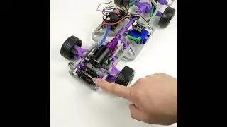 3D printed RC Muscle Car chassis #rccar #rcdrift #3dprinted #shorts