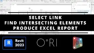 Dynamo - Get Information from Intersecting Linked Elements. [Revit 2023]