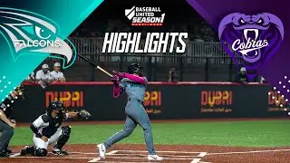 Mid East Falcons vs Mumbai Cobras | Game 12 Highlights | Baseball United S1 | 2nd Dec @zeecafe
