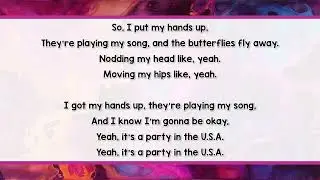 Party in the USA video  practice