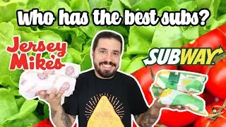 Subway vs Jersey Mike's | Best Italian, Cheesesteak, and Buffalo Chicken Sub!