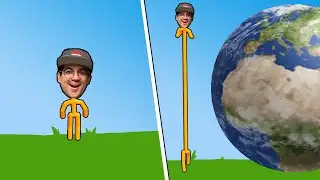 VIREI UM BONECO PALITO COM 999999999 METROS DE ALTURA!!! - Tall Man Run (Jogos de celular)