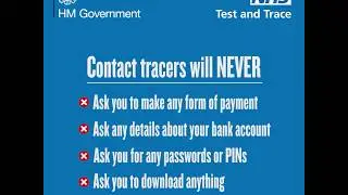 NHS Test and Trace - beware of scams